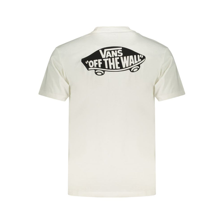 Vans Men's White Cotton T-Shirt