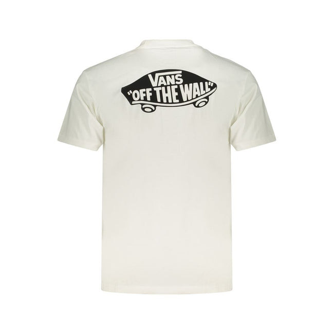 Vans Weißes Herren-T-Shirt aus Baumwolle