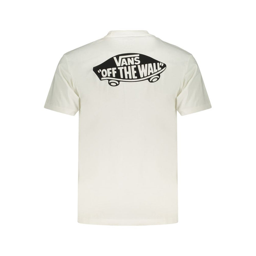 Vans Weißes Herren-T-Shirt aus Baumwolle