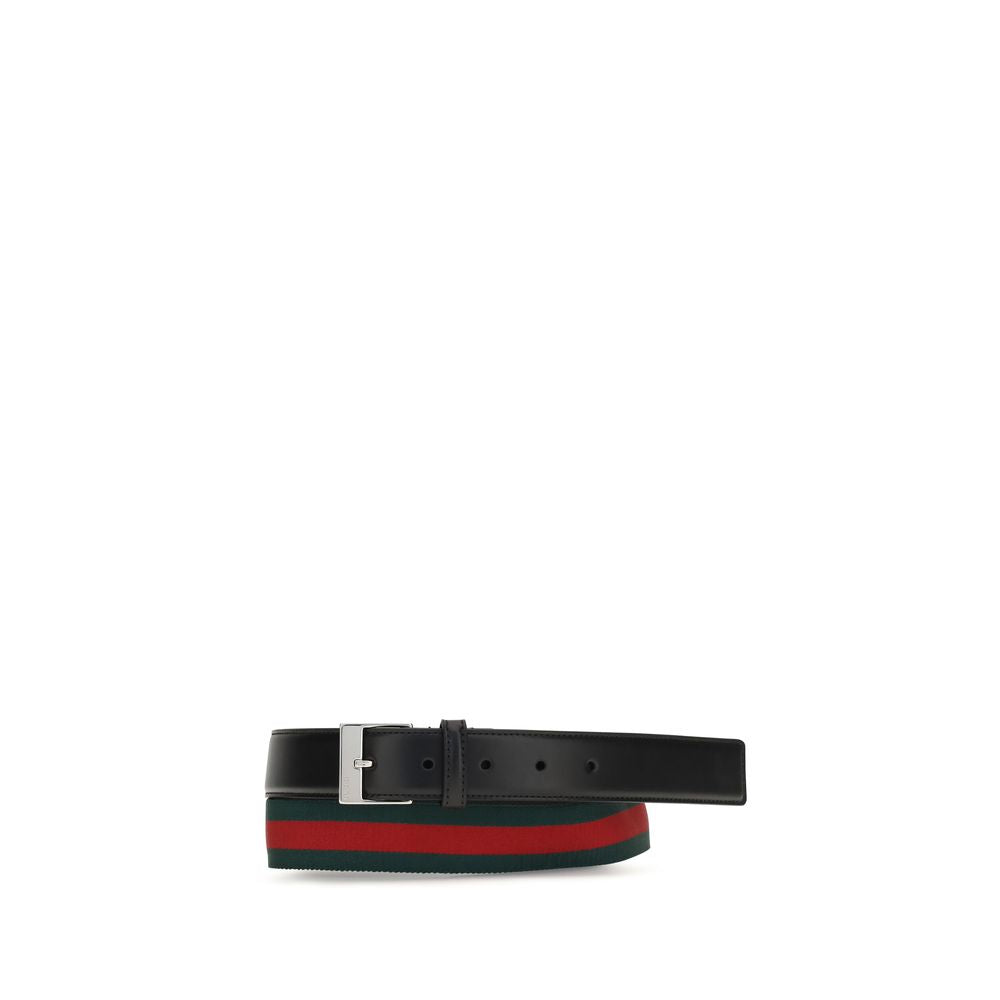 Gucci Black Calfskin Bos Taurus Regular Belt