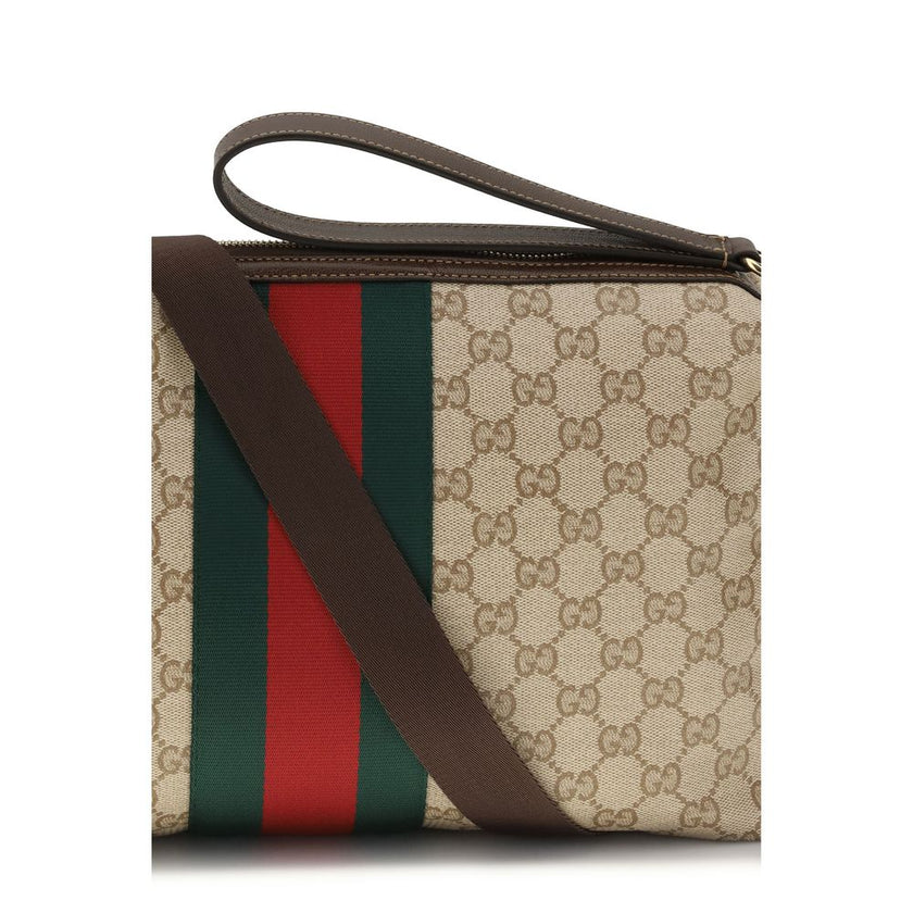 Gucci Beige Stoff-Schultertasche