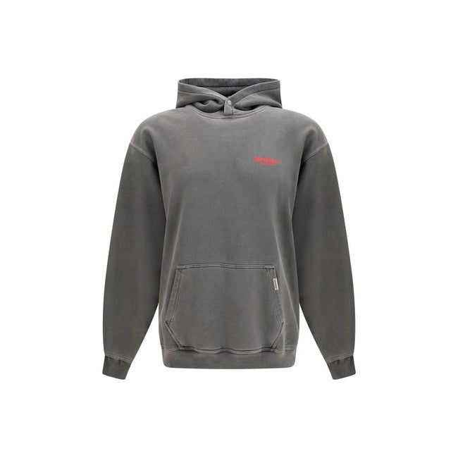 Grauer Baumwollpullover