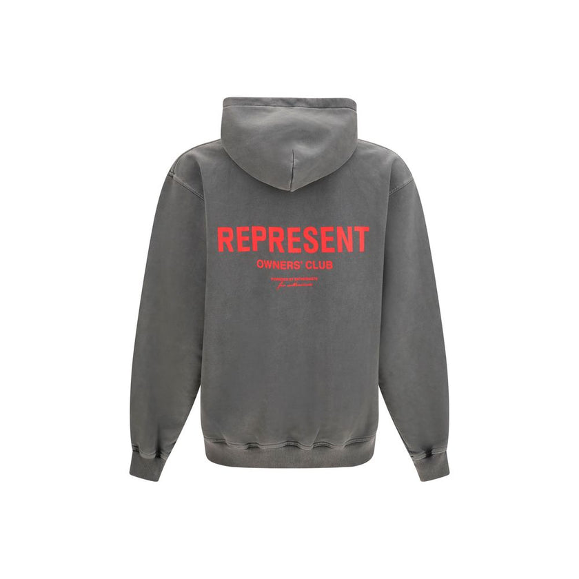 Represent Grauer Baumwollpullover