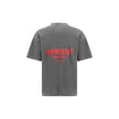 Represent Graues Baumwoll-T-Shirt