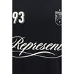 Represent Schwarzes T-Shirt aus Polyester