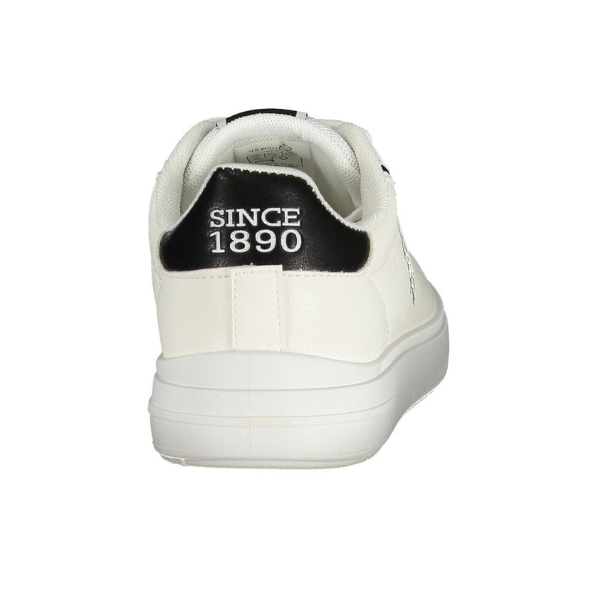 U.S. POLO ASSN. Bianco Polyurethan Sneaker für Herren