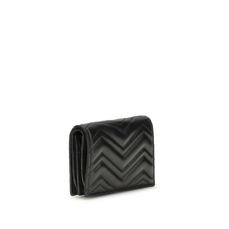 Gucci Schwarzes Lamm Ovis Aries Aries Portemonnaie