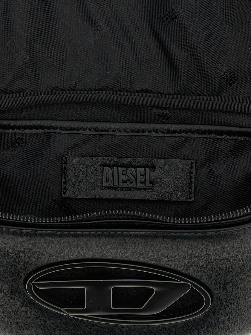 Diesel Schwarze Crossbody-Tasche aus Polyethylen