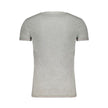 Aeronautica Militare Braunes Baumwoll-T-Shirt für Herren
