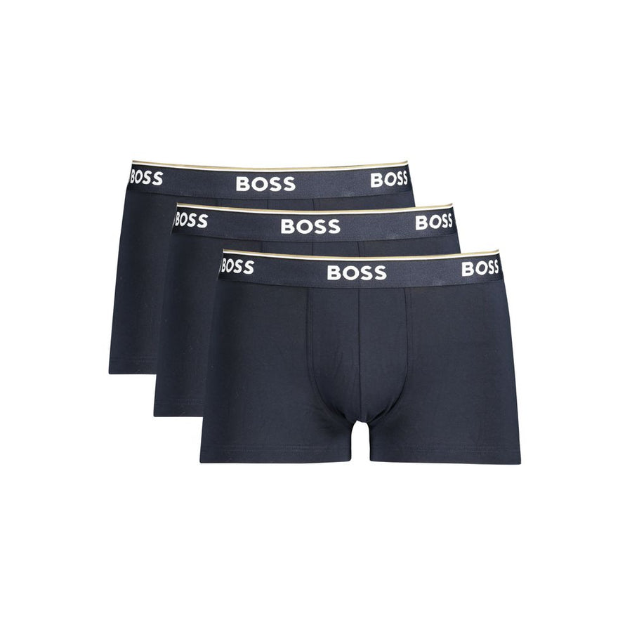 Hugo Boss Blaue Baumwollunterwäsche