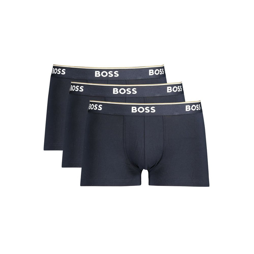 Hugo Boss Blaue Baumwollunterwäsche