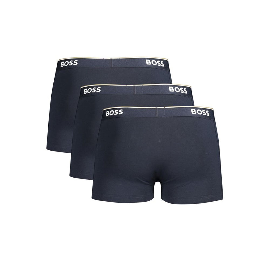 Hugo Boss Blaue Baumwollunterwäsche