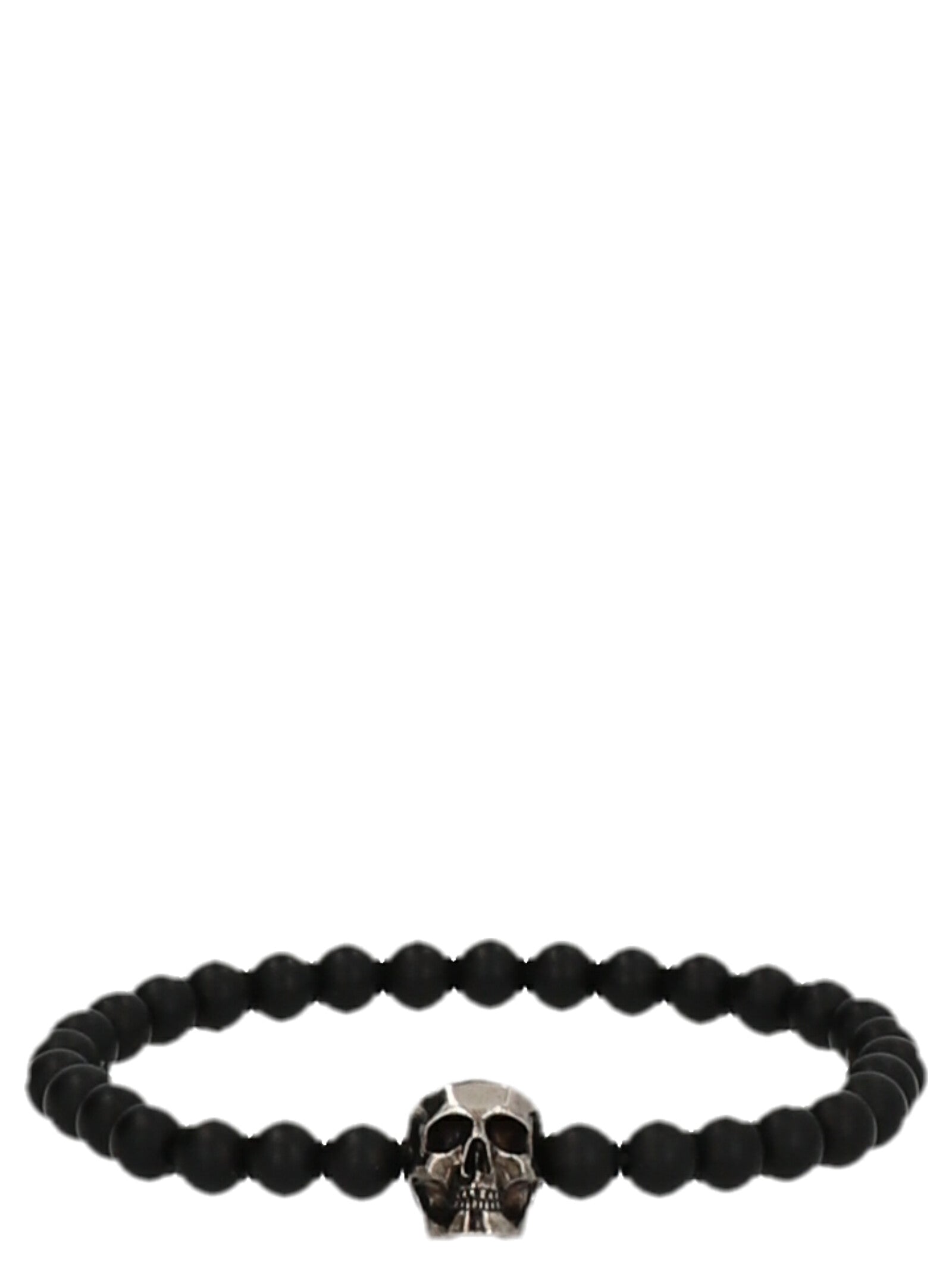 Alexander McQueen Schwarzes Armband aus Polyester