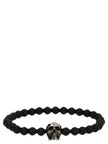 Alexander McQueen Schwarzes Armband aus Polyester