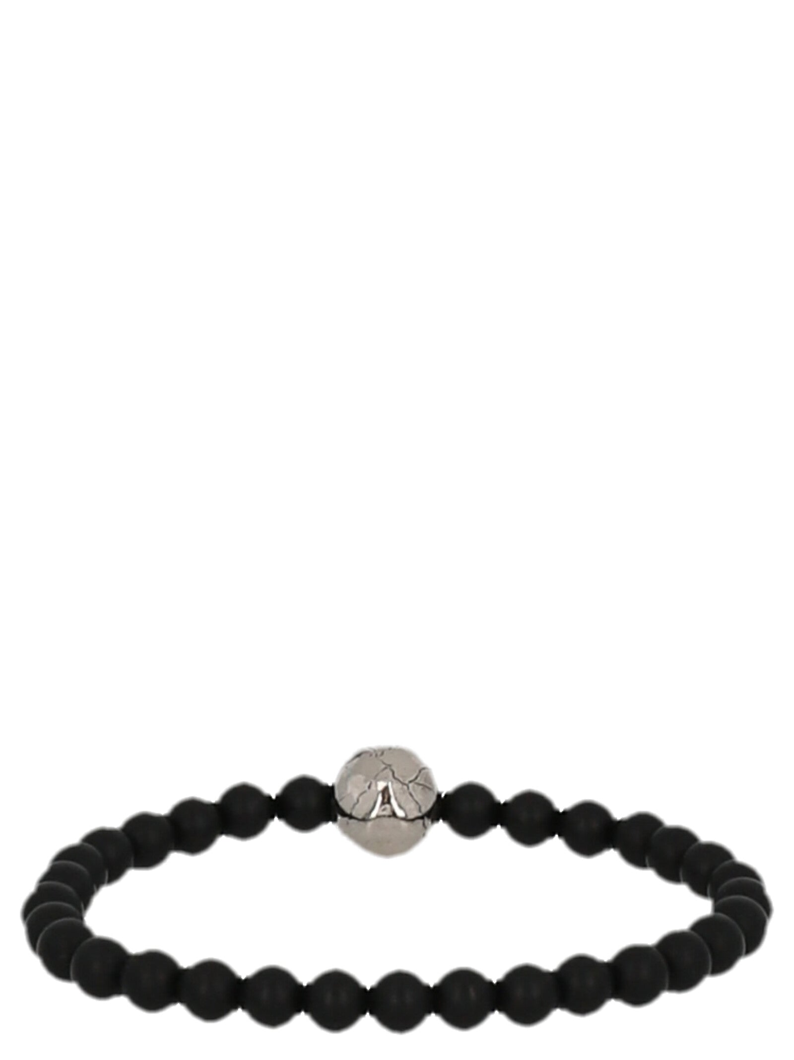 Alexander McQueen Schwarzes Armband aus Polyester