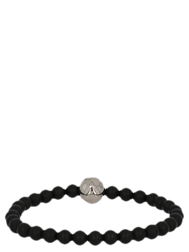 Alexander McQueen Schwarzes Armband aus Polyester