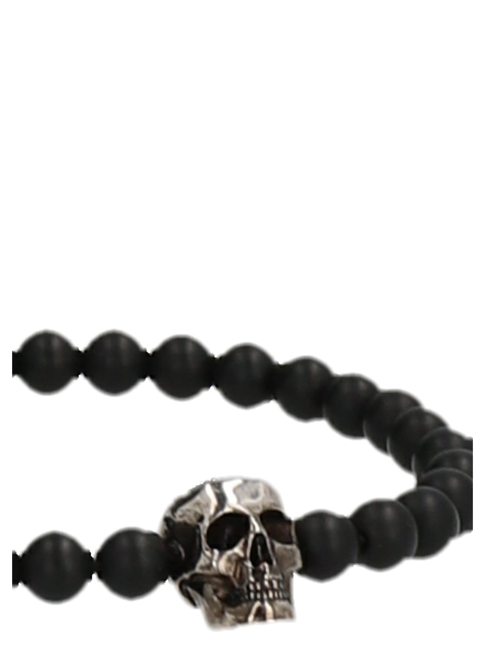 Alexander McQueen Schwarzes Armband aus Polyester