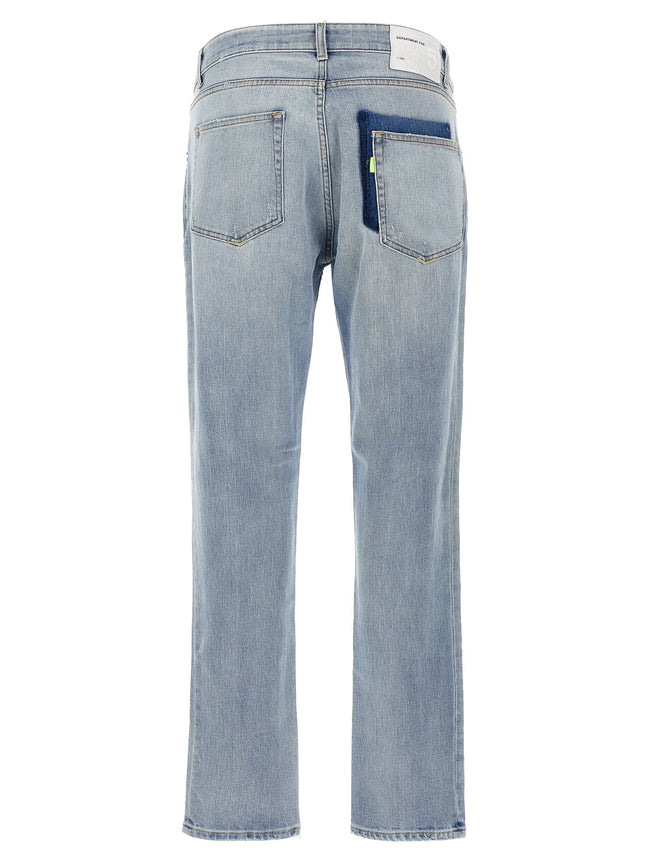 Department 5 Blaue Baumwoll-Jeans im Slim Fit