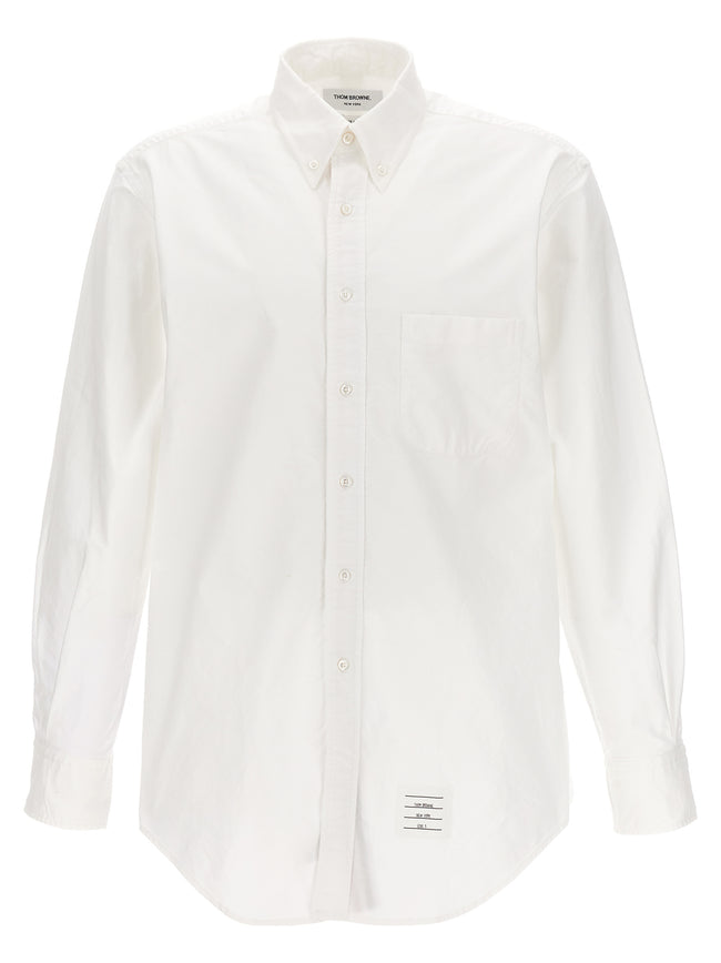 Thom Browne Weiße Baumwollbluse
