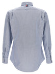 Thom Browne Blaue Baumwollbluse