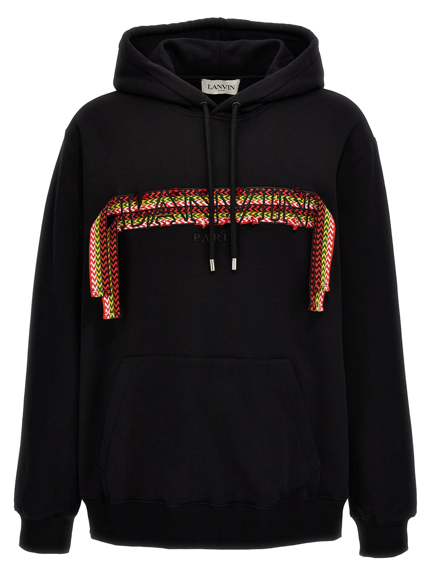Lanvin Schwarzer Baumwoll-Sweatshirt