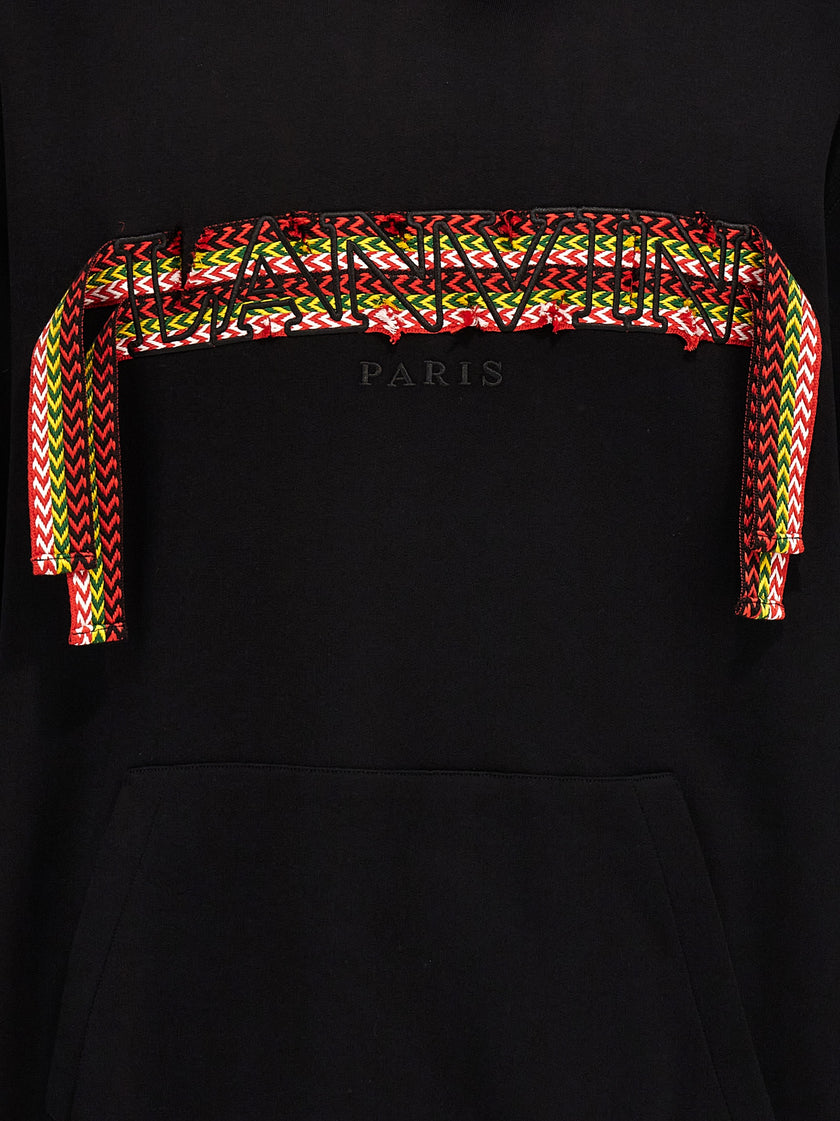 Lanvin Schwarzer Baumwoll-Sweatshirt