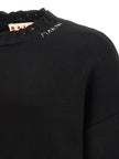 Marni Schwarzer Baumwollcardigan