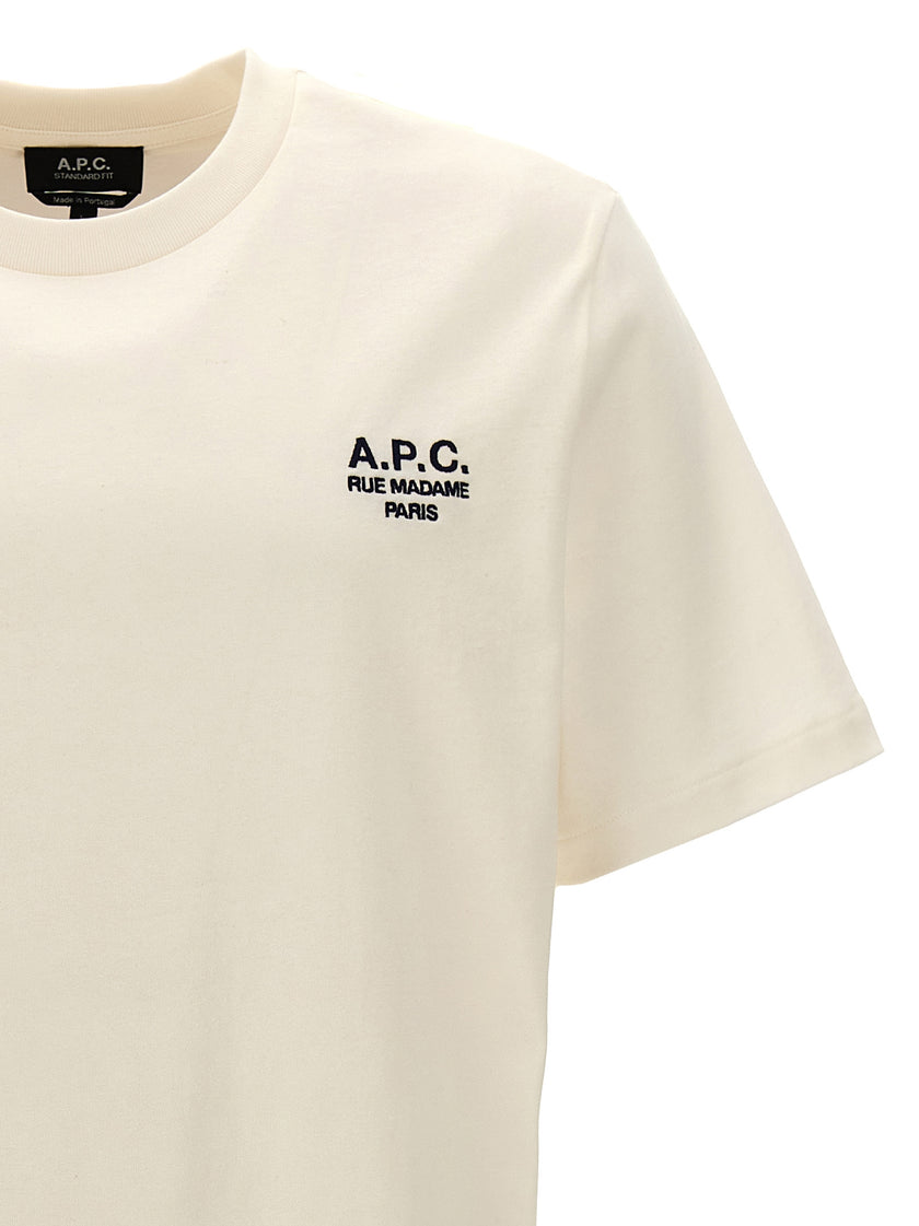 A.P.C. Weißes Baumwoll-T-Shirt