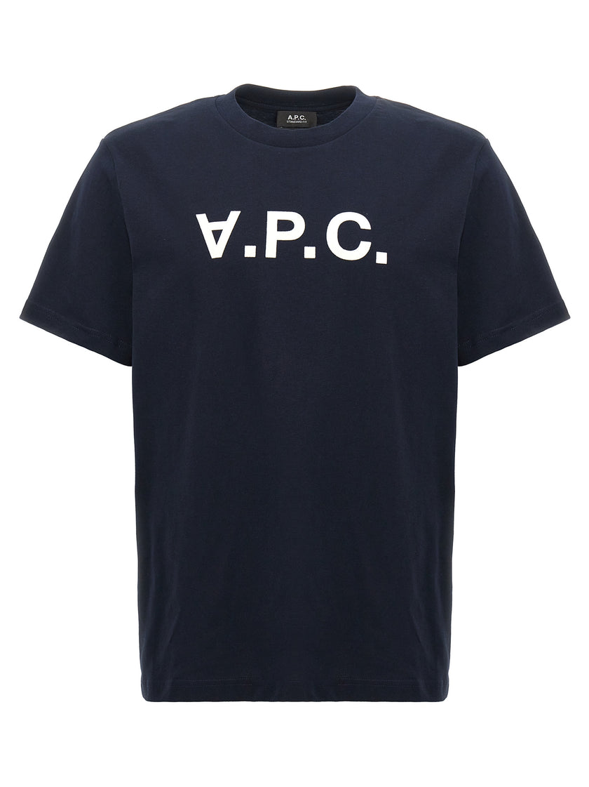 A.P.C. Blaues Baumwoll-T-Shirt