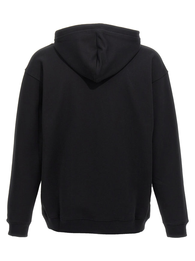 Moschino Zweifarbiger Baumwollpullover