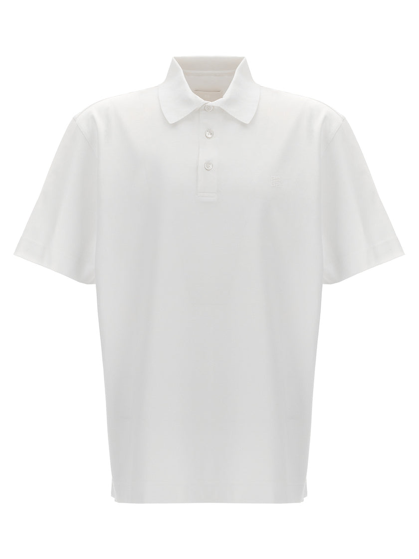 Givenchy Weißes Poloshirt aus Baumwolle