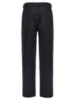 A.P.C. Schwarze Baumwoll-Jeans mit geradem Bein