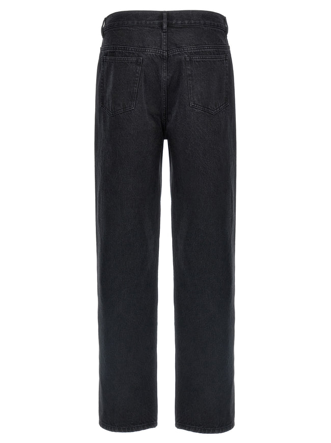 A.P.C. Schwarze Baumwoll-Jeans mit geradem Bein