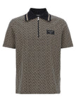Balmain Bicolor Cotton Polo Shirt