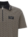Balmain Bicolor Cotton Polo Shirt
