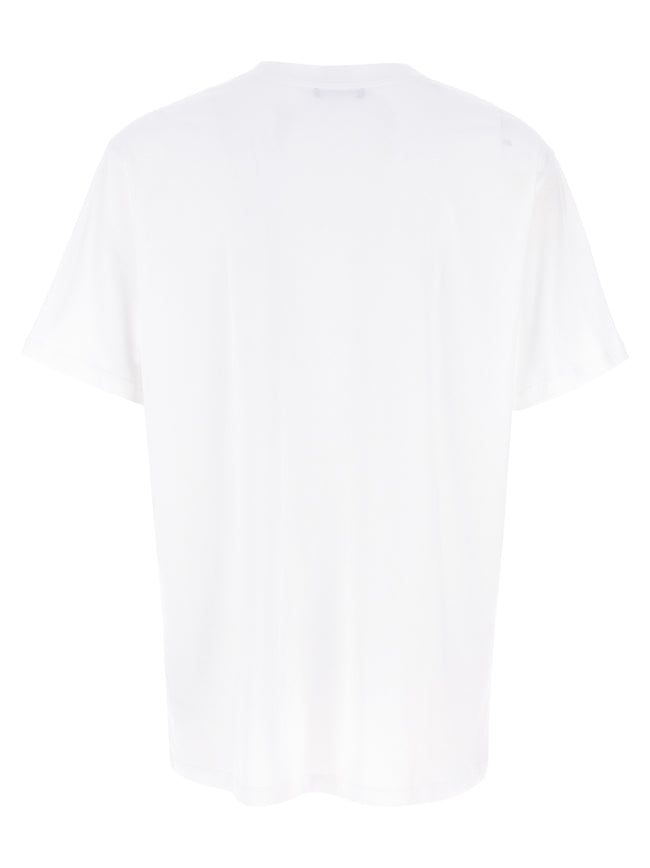 Balmain Zweifarbiges Bio-Baumwoll-T-Shirt