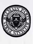 Balmain Zweifarbiges Bio-Baumwoll-T-Shirt