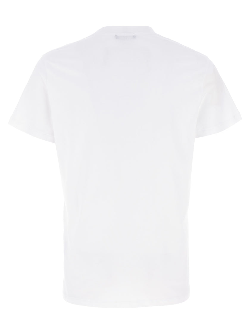 Balmain Weißes T-Shirt aus Bio-Baumwolle
