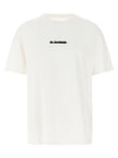 Jil Sander Weißes Baumwoll-T-Shirt