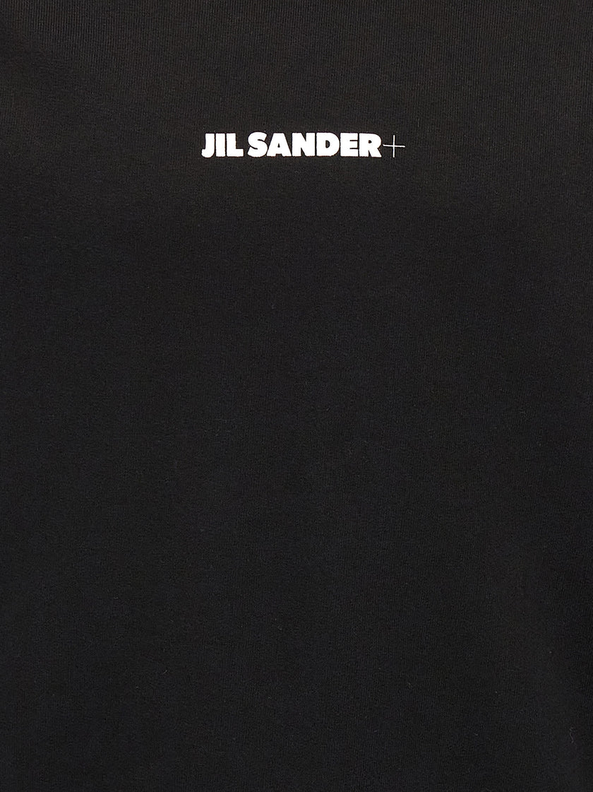 Jil Sander Schwarzer Baumwoll-Sweatshirt