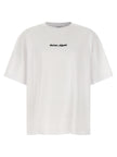 Maison Kitsuné Weißes Baumwoll-T-Shirt