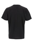Saint Laurent Schwarzes Baumwoll-T-Shirt