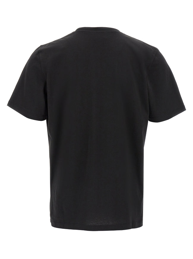 Saint Laurent Schwarzes Baumwoll-T-Shirt