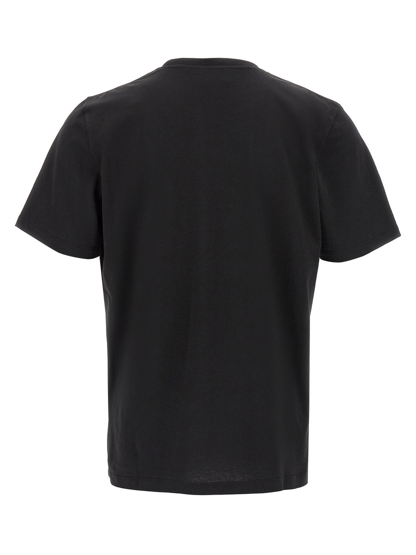 Saint Laurent Schwarzes Baumwoll-T-Shirt