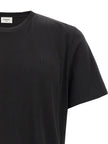 Saint Laurent Schwarzes Baumwoll-T-Shirt