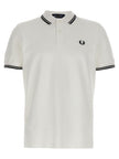 Comme Des Garçons Weißes Poloshirt aus Baumwolle