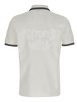 Comme Des Garçons Weißes Poloshirt aus Baumwolle