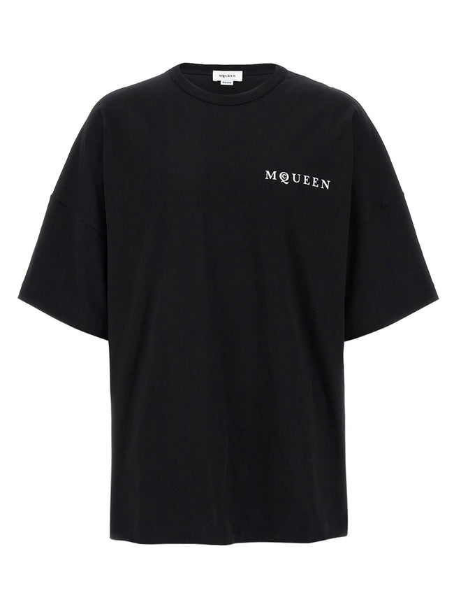 Alexander McQueen Bicolor Cotton T-Shirt