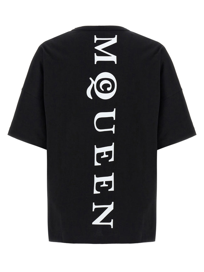 Alexander McQueen Bicolor Cotton T-Shirt