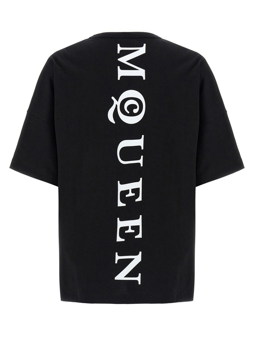 Alexander McQueen Bicolor Cotton T-Shirt
